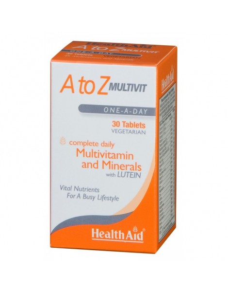 HEALTH AID A TO Z MULTIVIT 30 TABLETS